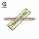 Custom metal plates brand logos metal shoelace tag