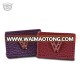 High quality metal badge sewn line Custom logo leather patch