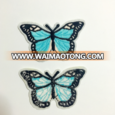 China factory hand made custom embroidery label embroidery patch for clothing